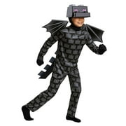 Disguise Boys' Minecraft Ender Dragon Deluxe Costume - Size 7-8 - Black